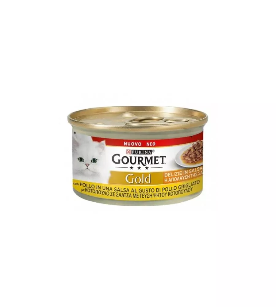 Purina gourmet gold delizia in salsa al pollo per gatti - 85 gr